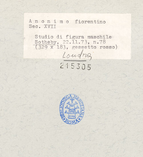 Rückseite von  [http://creativecommons.org/publicdomain/mark/1.0/] ... - , bh215305_recto. Foto.