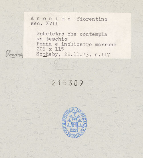 Rückseite von  [http://creativecommons.org/publicdomain/mark/1.0/] ... - , bh215309_recto. Foto.