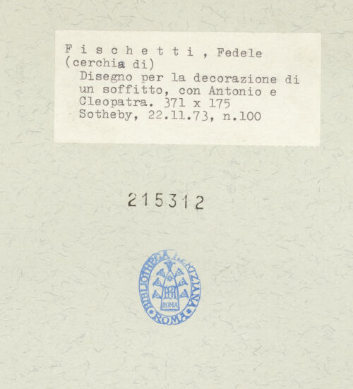 Rückseite von  [http://creativecommons.org/publicdomain/mark/1.0/] ... - , bh215312_recto. Foto.