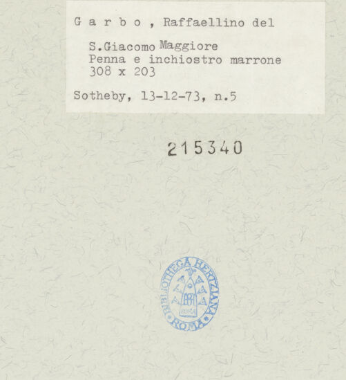 Rückseite von  [http://creativecommons.org/publicdomain/mark/1.0/] ... - , bh215340_recto. Foto.