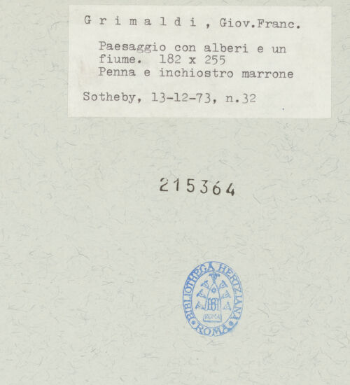 Rückseite von  [http://creativecommons.org/publicdomain/mark/1.0/] ... - , bh215364_recto. Foto.