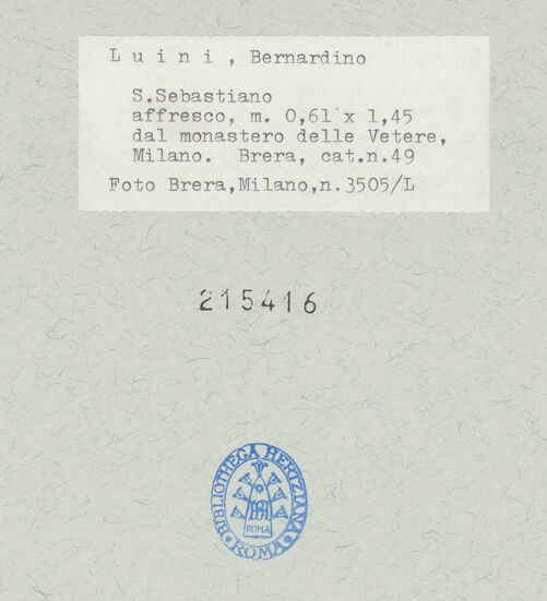 Rückseite von  [http://creativecommons.org/publicdomain/mark/1.0/] ... - , bh215416_recto. Foto.