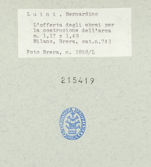 Rückseite von  [http://creativecommons.org/publicdomain/mark/1.0/] ... - , bh215419_recto. Foto.