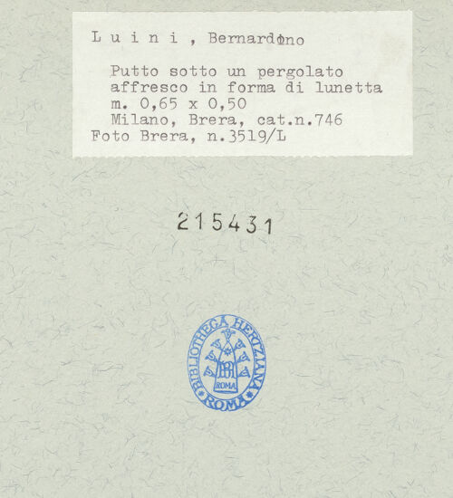 Rückseite von  [http://creativecommons.org/publicdomain/mark/1.0/] ... - , bh215431_recto. Foto.