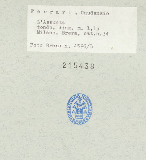 Rückseite von  [http://creativecommons.org/publicdomain/mark/1.0/] ... - , bh215438_recto. Foto.