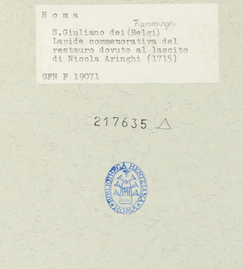 Rückseite von bh217635_recto