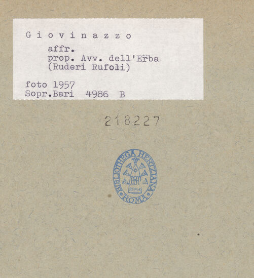 Rückseite von bh218227_recto