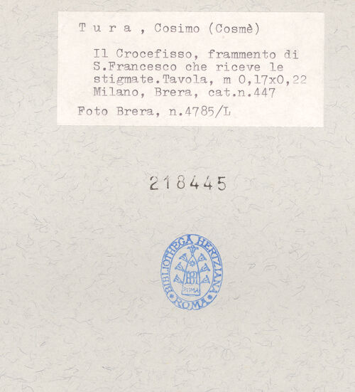 Rückseite von bh218445_recto