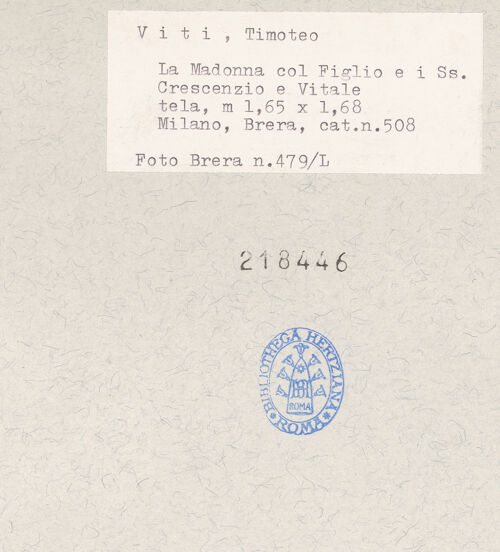 Rückseite von bh218446_recto