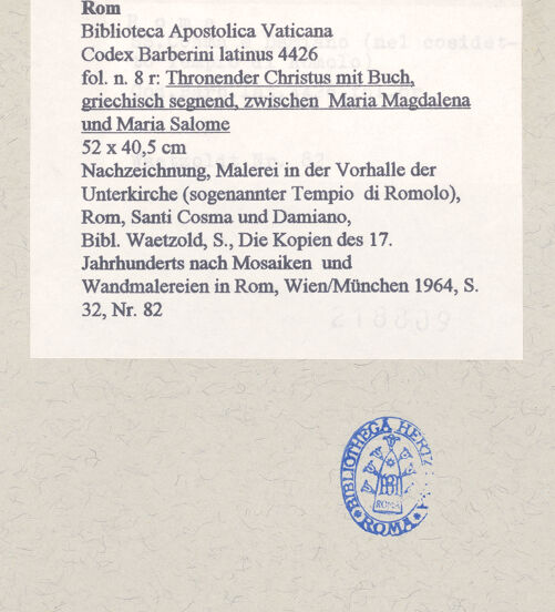 Rückseite von bh218809_recto