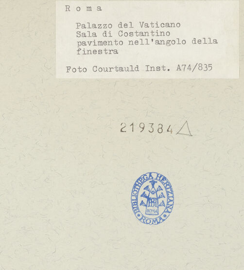 Rückseite von bh219384_recto