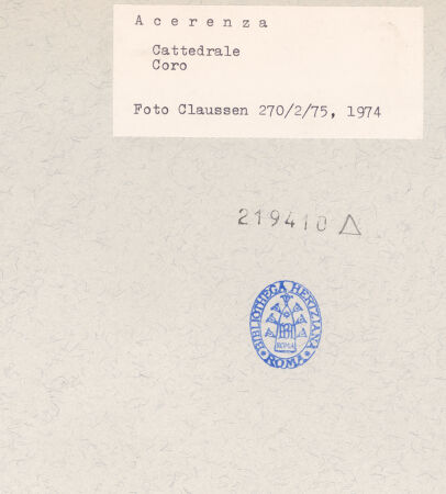 Rückseite von Claussen, Peter Cornelius [https://www.deutsche-digitale-bibliothek.de/content/lizenzen/rv-fz/] CattedraleChorumgang und Kapelle (Apsiden) - Nordseite des Chorumgangs, bh219410_recto. Foto: Claussen, Peter Cornelius.