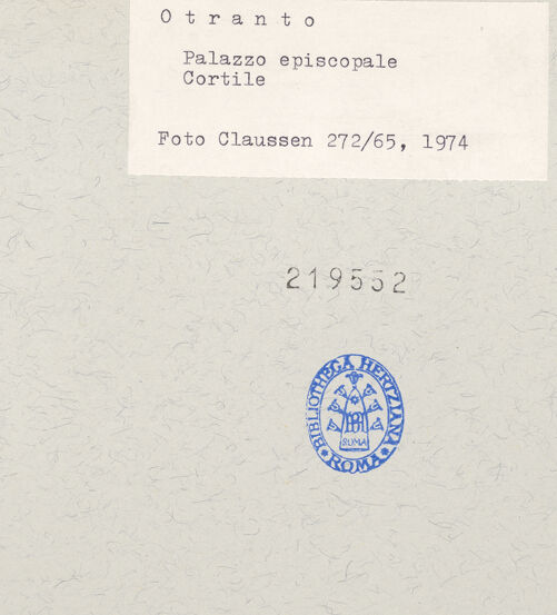 Rückseite von bh219552_recto