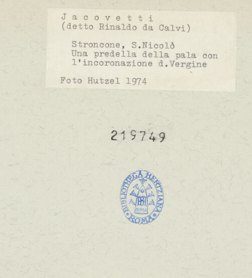 Rückseite von bh219749_recto