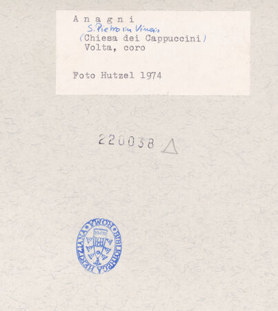 Rückseite von Hutzel, Max [https://www.deutsche-digitale-bibliothek.de/content/lizenzen/rv-ez/] Szenen aus dem Leben des Jesuskindes, Heiligen und ProphetenDer Erzengel Michael und Szenen aus dem Leben des JesuskindesChristuskind wird gebadet, Heiligen und Propheten - Christuskind wird gebadet und der heilige Macharius, bh220038_recto. Foto: Hutzel, Max.