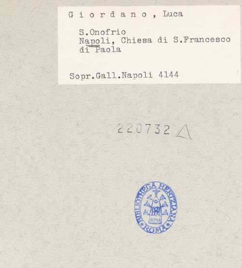 Rückseite von Sopr. BAS NA [https://www.deutsche-digitale-bibliothek.de/content/lizenzen/rv-ez/] Heiliger Onophrius - Gesamtansicht, bh220732_recto. Foto.