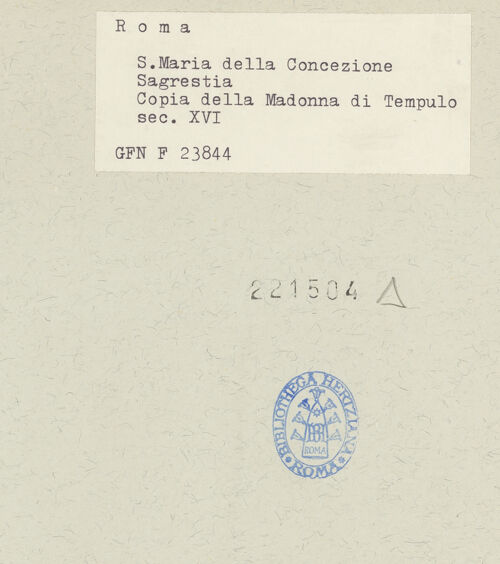 Rückseite von bh221504_recto