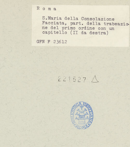 Rückseite von bh221527_recto