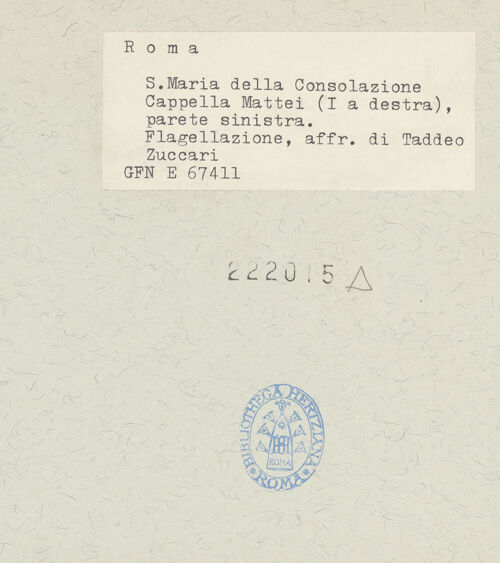 Rückseite von bh222015_recto