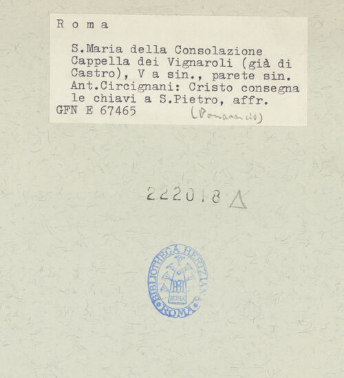 Rückseite von bh222018_recto