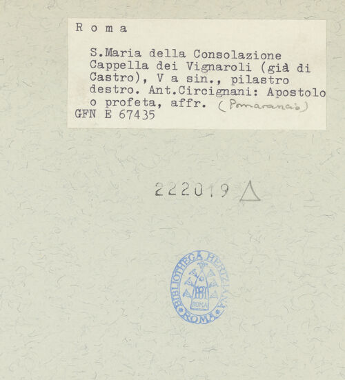 Rückseite von bh222019_recto