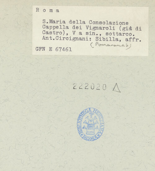 Rückseite von bh222020_recto