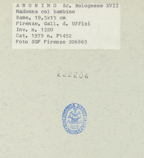 Rückseite von bh222204_recto