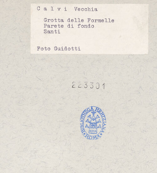 Rückseite von Guidotti [https://www.deutsche-digitale-bibliothek.de/content/lizenzen/rv-ez/] Szenen aus dem Leben Marias, Johannes des Täufers, Christi und HeiligenHimmelfahrt Christi; Heilige - Unteres Register, Heilige und Erzengel links, bh223301_recto. Foto: Guidotti.