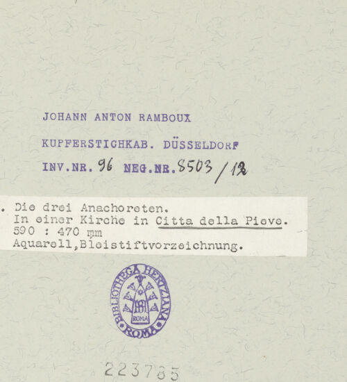 Rückseite von bh223785_recto