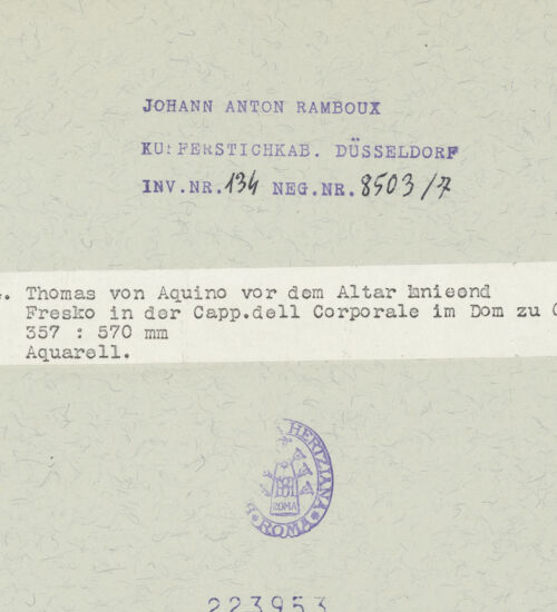 Rückseite von bh223953_recto