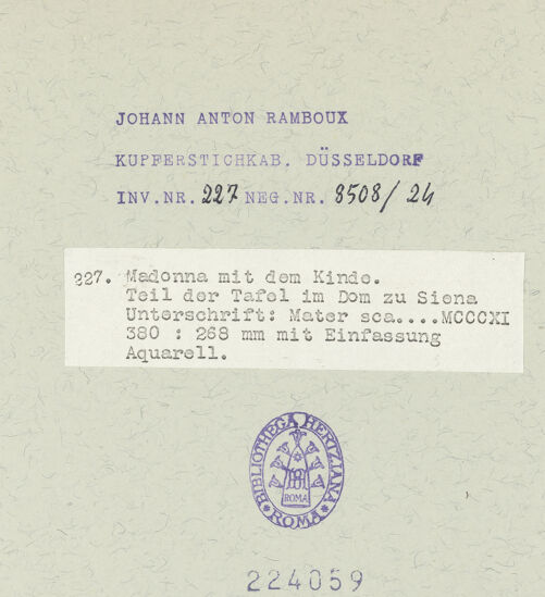 Rückseite von bh224059_recto