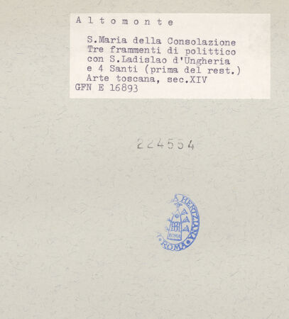 Rückseite von bh224554_recto