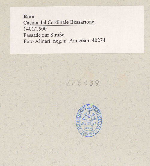 Rückseite von bh226889_recto