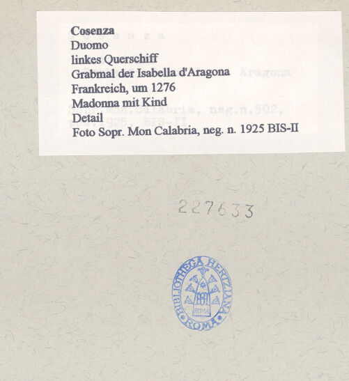 Rückseite von bh227633_recto