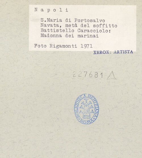 Rückseite von Rigamonti [https://www.deutsche-digitale-bibliothek.de/content/lizenzen/rv-ez/] Madonna dei Marinari - Gesamtansicht, bh227681_recto. Foto: Rigamonti.