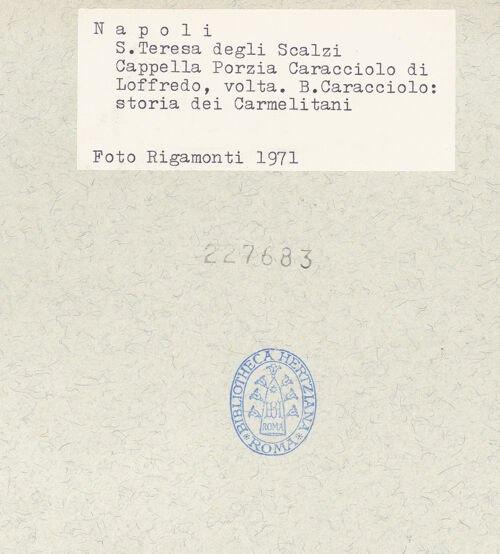 Rückseite von Bibliotheca Hertziana [https://www.deutsche-digitale-bibliothek.de/content/lizenzen/rv-fz/] Madonna del Carmelo und Episoden der Geschichte des KarmeliterordensEpisoden aus dem Leben des Seligen Simone Stock oder Episoden aus der Geschichte des Karmeliterordens - Szene aus der Geschichte des Karmeliterordens: Totenbett des Seligen Simone Stock (?), bh227683_recto. Foto: Rigamonti.