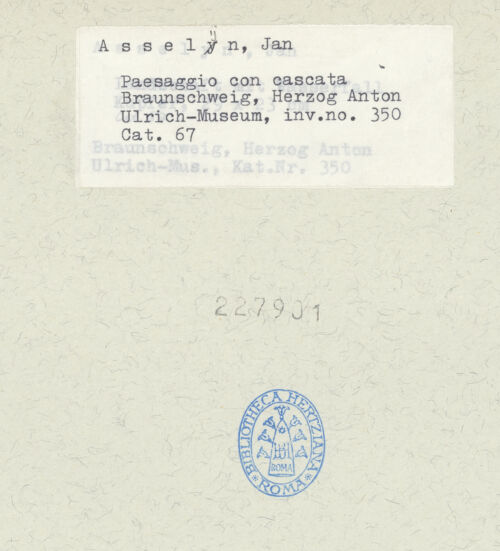 Rückseite von bh227901_recto