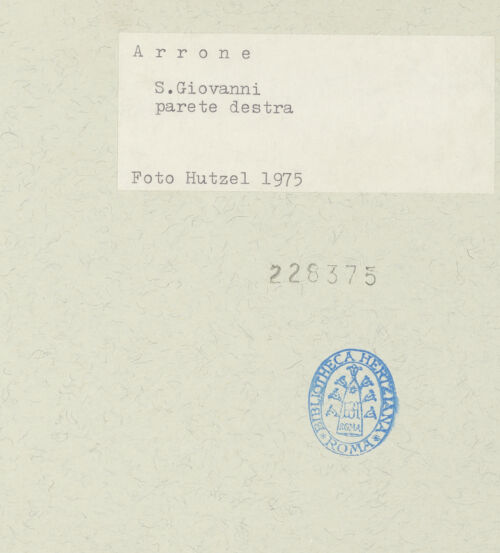 Rückseite von Getty Research Institute [https://www.deutsche-digitale-bibliothek.de/content/lizenzen/rv-ez/] Thronende Madonna mit dem heiligen Sebastian - Detail: Maria mit Kind, bh228375_recto. Foto: Hutzel, Max.