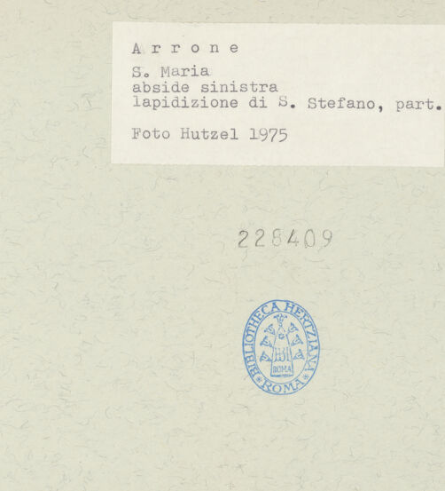 Rückseite von Getty Research Institute [https://www.deutsche-digitale-bibliothek.de/content/lizenzen/rv-ez/] Ausmalung der linken ApsisDie Steinigung des heiligen Stephanus - Rechte Hälfte, Detail: Figurengruppe, bh228409_recto. Foto: Hutzel, Max.