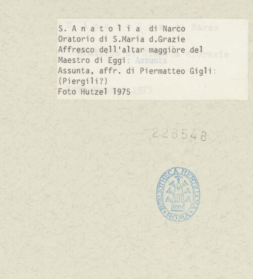 Rückseite von Getty Research Institute [https://www.deutsche-digitale-bibliothek.de/content/lizenzen/rv-ez/] Marias Himmelfahrt und Krönung sowie Evangelisten und Heilige - Stirnwand, Gesamtansicht, bh228548_recto. Foto: Hutzel, Max.