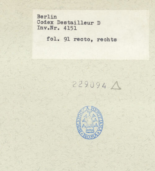 Rückseite von Kunstbibliothek [https://www.deutsche-digitale-bibliothek.de/content/lizenzen/rv-ez/] Codex Destailleur DSt. Peter: Turmzwischengeschosse und Turmgeschoss, Kompositordnung - , bh229094_recto. Foto.