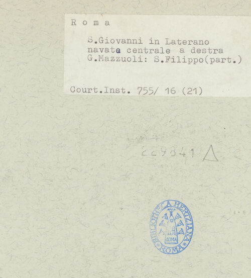 Rückseite von bh229841_recto