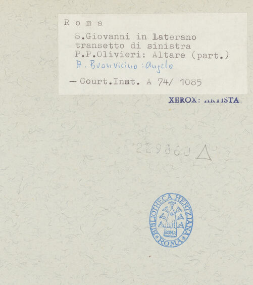 Rückseite von bh229860_recto