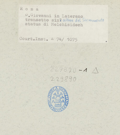 Rückseite von bh229890_recto