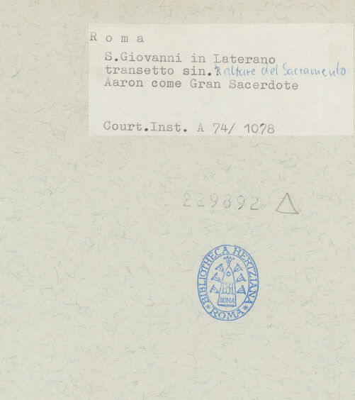 Rückseite von bh229892_recto