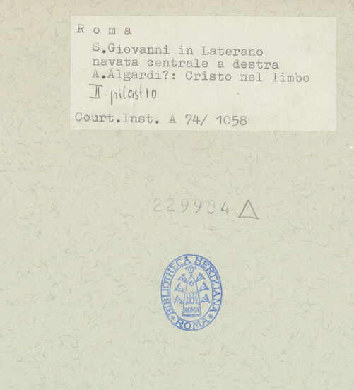 Rückseite von bh229904_recto