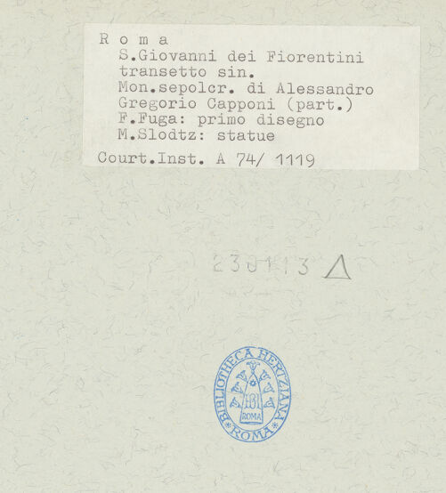 Rückseite von bh230113_recto