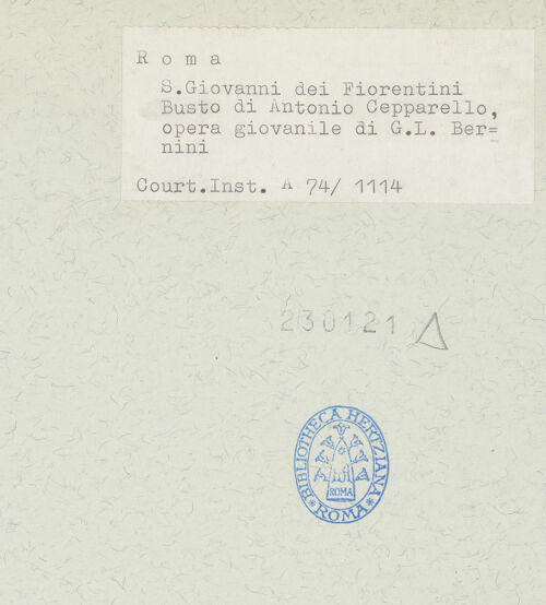 Rückseite von bh230121_recto