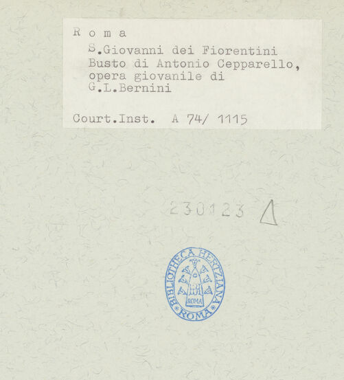 Rückseite von bh230123_recto