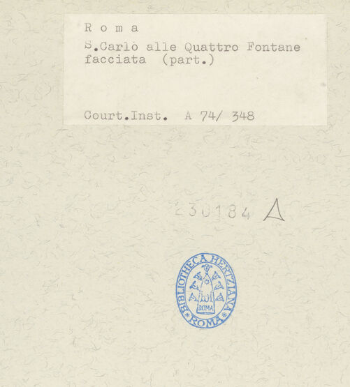 Rückseite von bh230184_recto